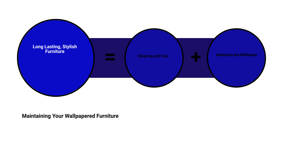 using peel and stick wallpaper on furnituresum of parts