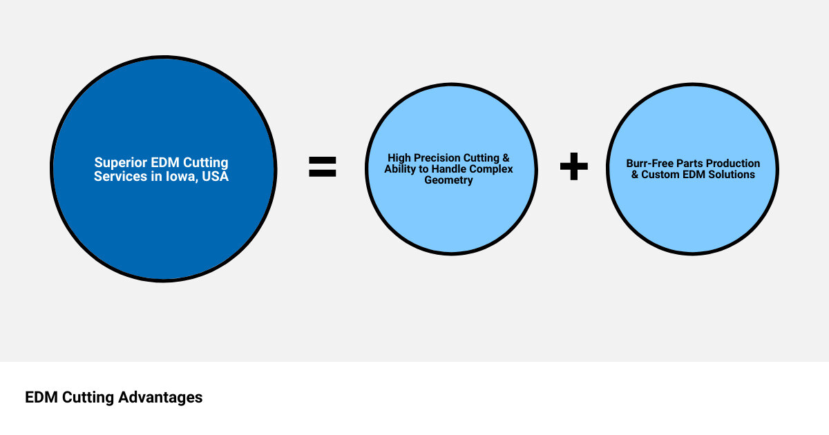edm cutting Iowa, USA sum of parts