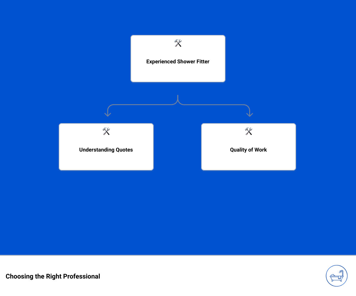 bathroom shower installationhierarchy