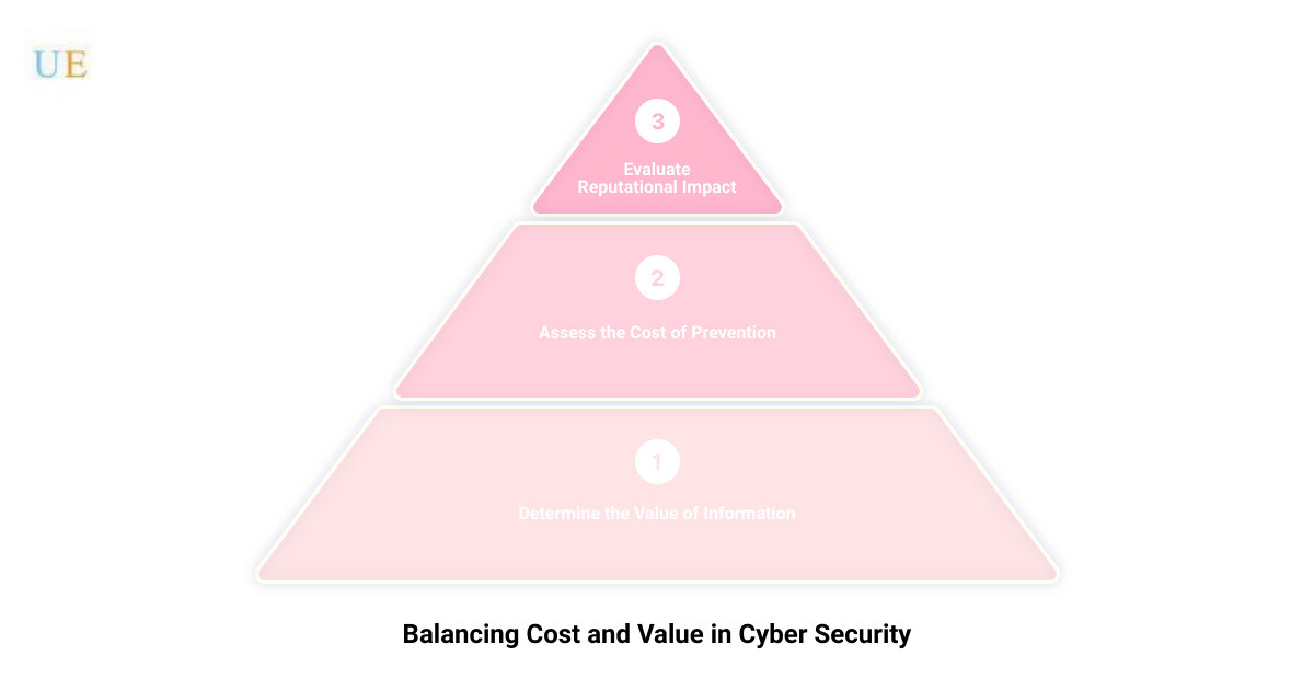 Cost-Benefit Analysis in Cybersecurity infographic