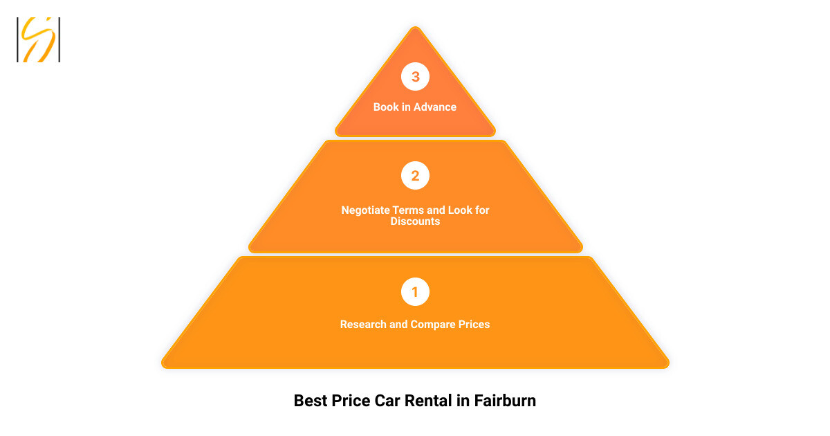 Detailed infographic explaining key factors to consider for best price car rental deals infographic