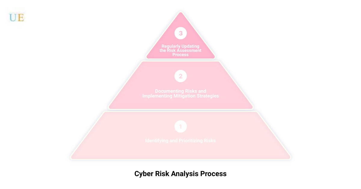 cyber risk analysis3 stage pyramid