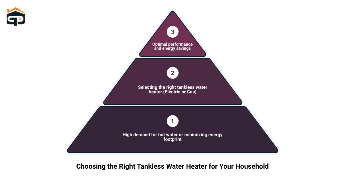 Infographic comparing electric and gas tankless water heaters infographic