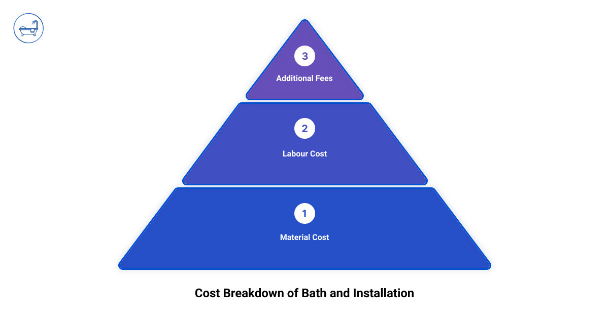 bath and installation3 stage pyramid