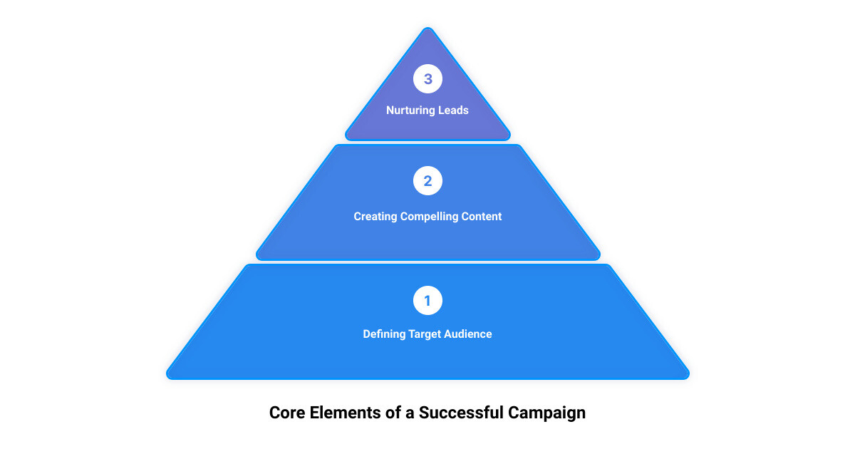 digital demand generation campaigns3 stage pyramid