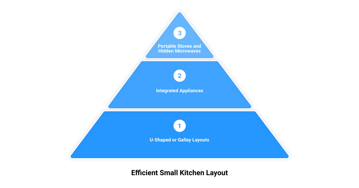 kitchen for small spaces design3 stage pyramid