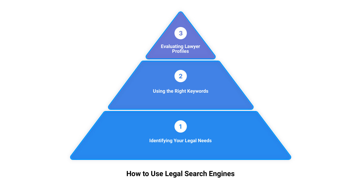 lawyers search engine3 stage pyramid