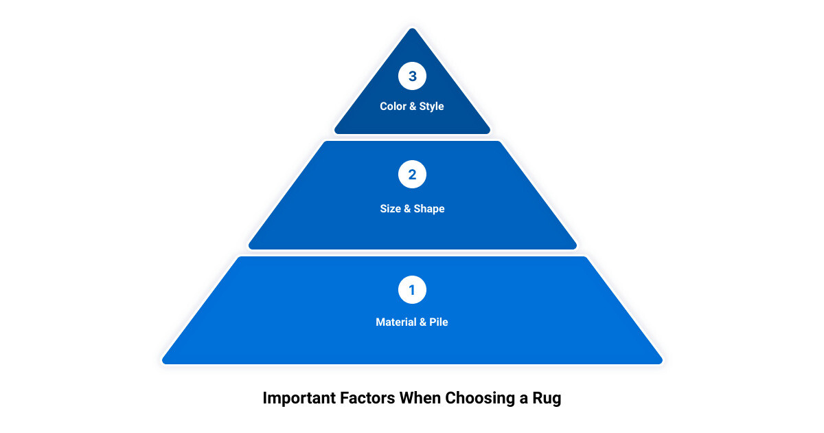 tips for choosing the right rug for your home3 stage pyramid