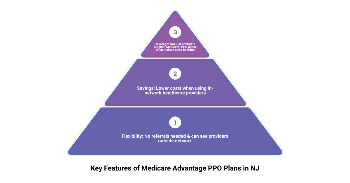Key Features of Medicare Advantage PPO Plans in NJ infographic