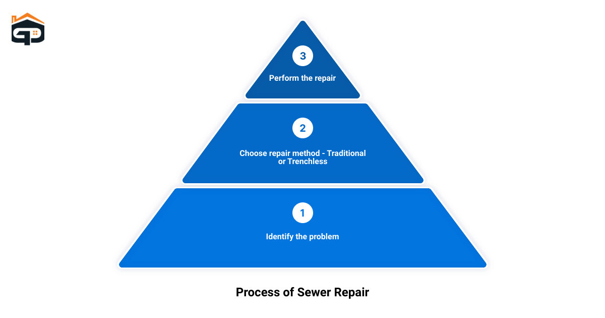 sewer repair companies3 stage pyramid