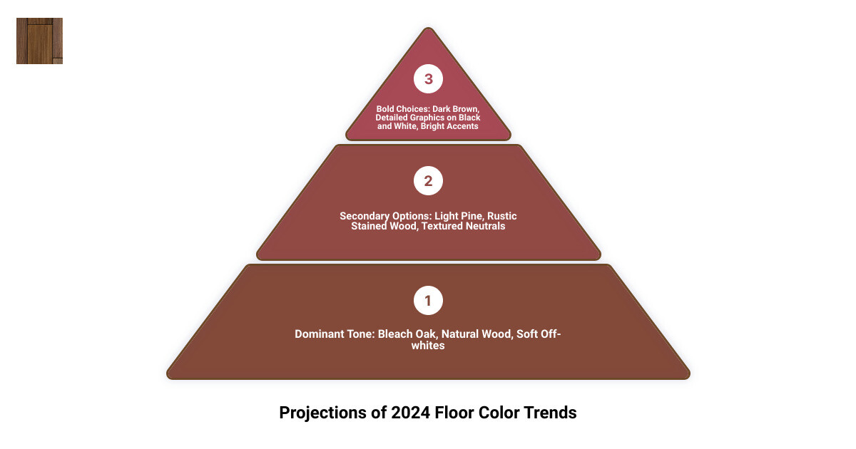 Projections of 2024 Floor Color Trends infographic