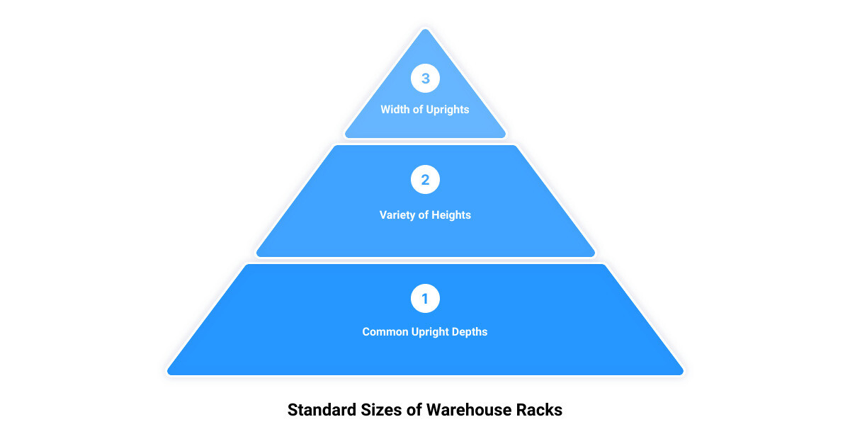 industrial racks for warehouse3 stage pyramid