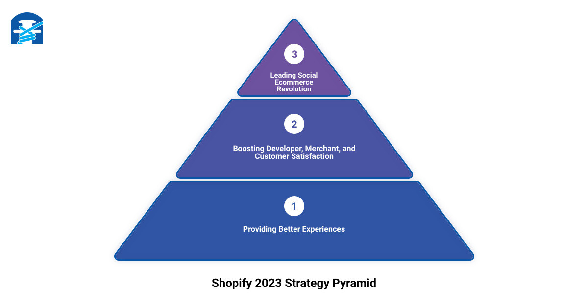 shopify ecommerce growth strategy 3 stage pyramid