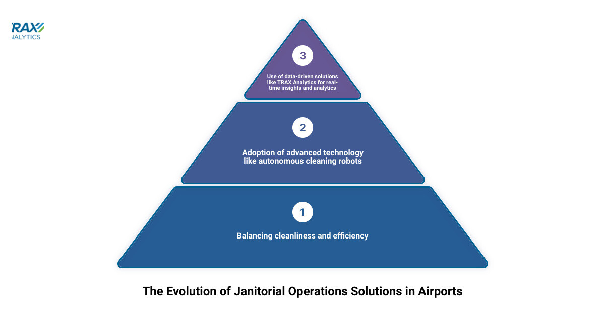 TRAX Analytics infographic highlighting the importance of janitorial operations in maintaining airport cleanliness infographic