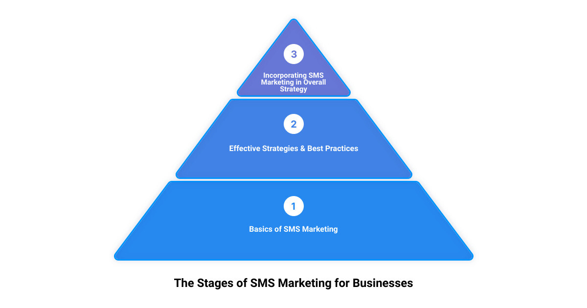 An infographic summarizing the key points in SMS marketing infographic