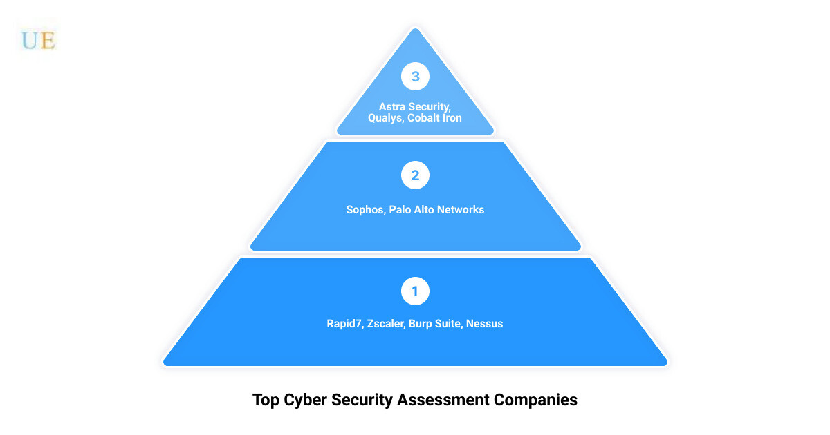 cyber security assessment companies3 stage pyramid