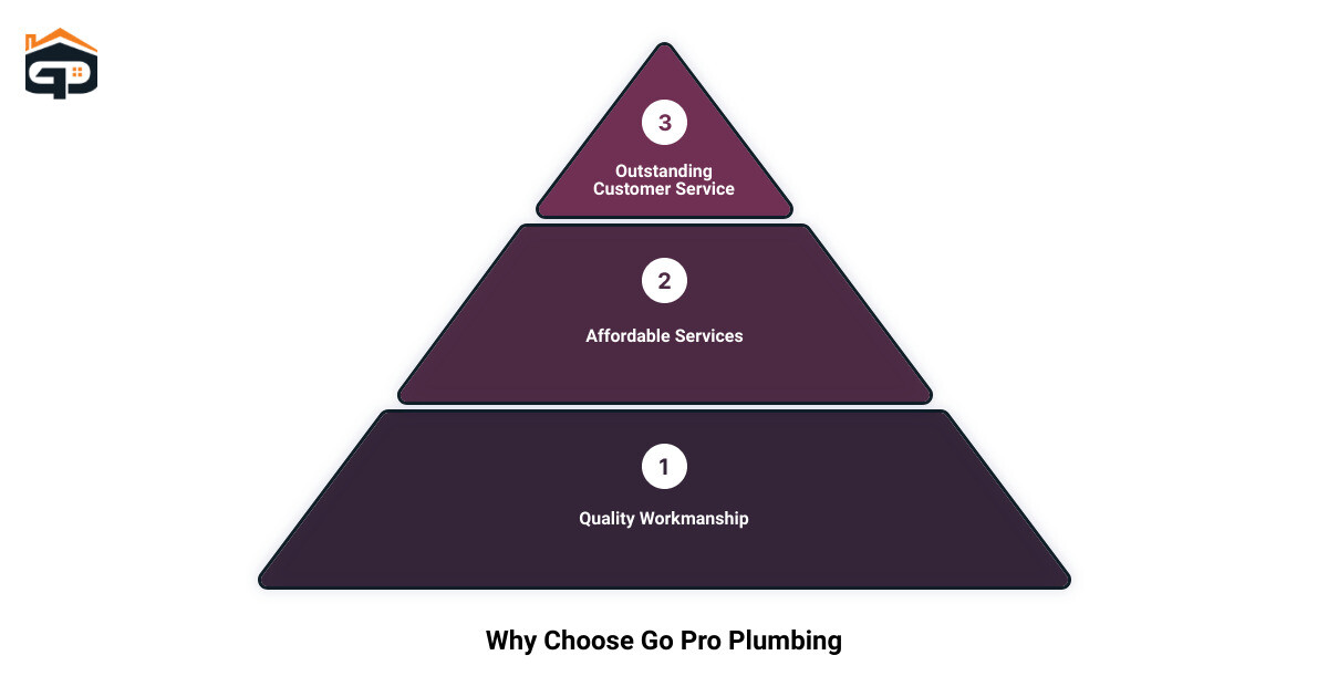 flush repair Sacramento, CA3 stage pyramid