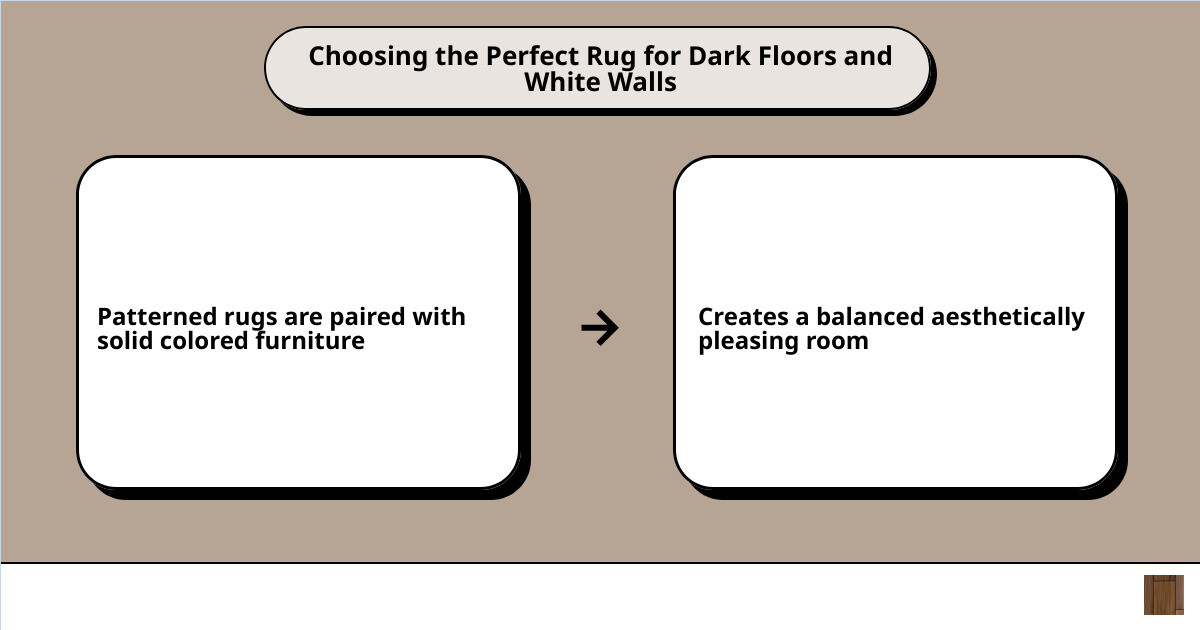 dark floors white walls cause effect