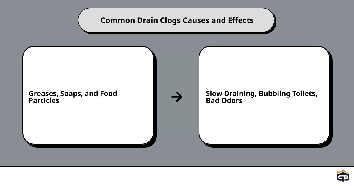 sewer and drain companycause effect
