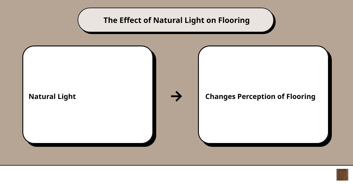 dark vs light floorscause effect