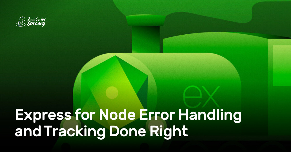 Express for Node Error Handling and Tracking Done Right | AppSignal Blog