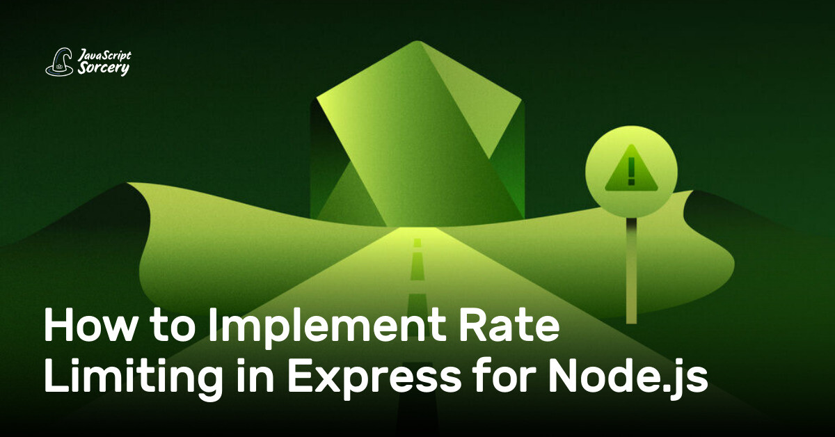 How to Implement Rate Limiting in Express for Node.js | AppSignal Blog