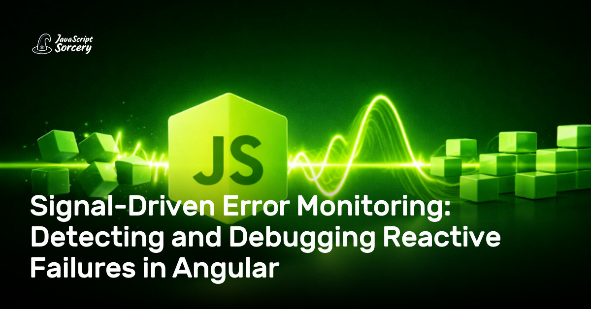 Signal-Driven Error Monitoring: Detecting and Debugging Reactive ...