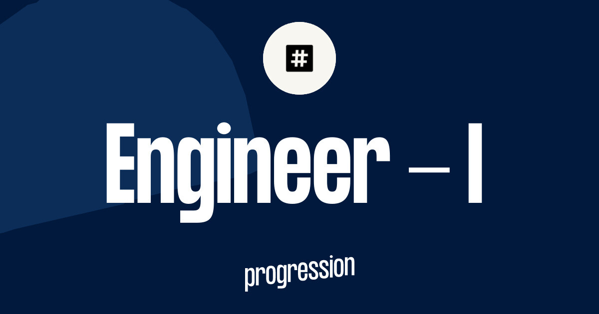 Engineer - I | ProgressionProduct Engineering | Career progression at #paid