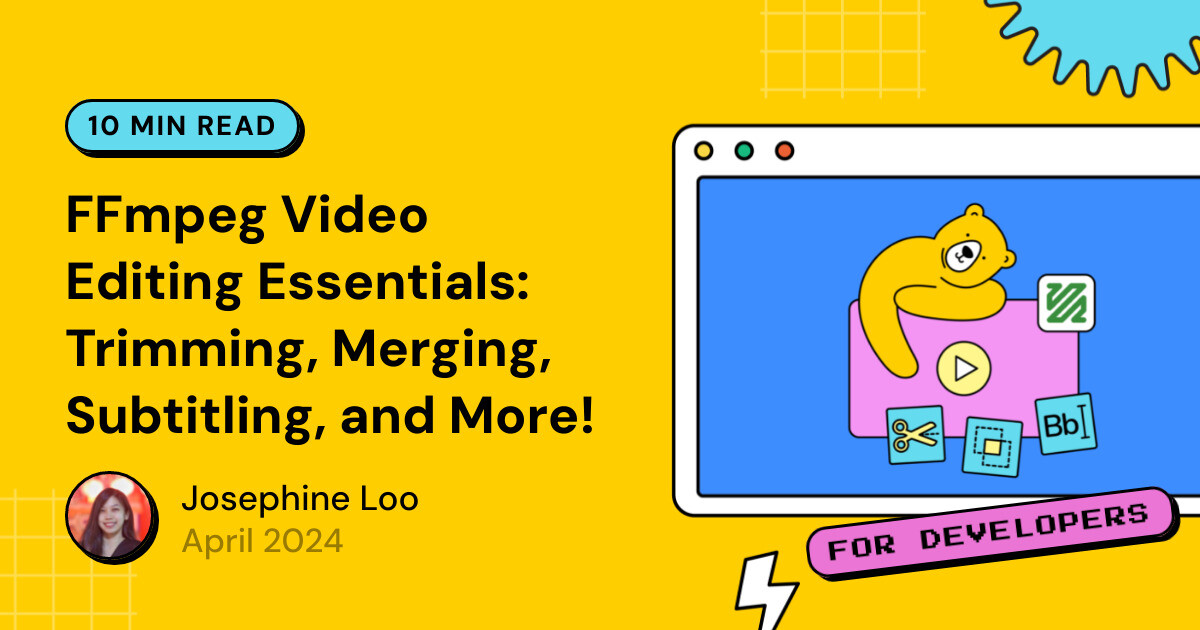 FFmpeg Video Editing Essentials: Trimming, Merging, Subtitling, and ...