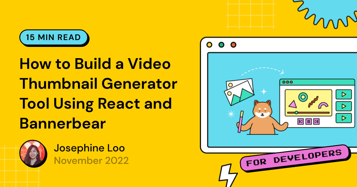 How to Build a Video Thumbnail Generator Tool Using React and ...