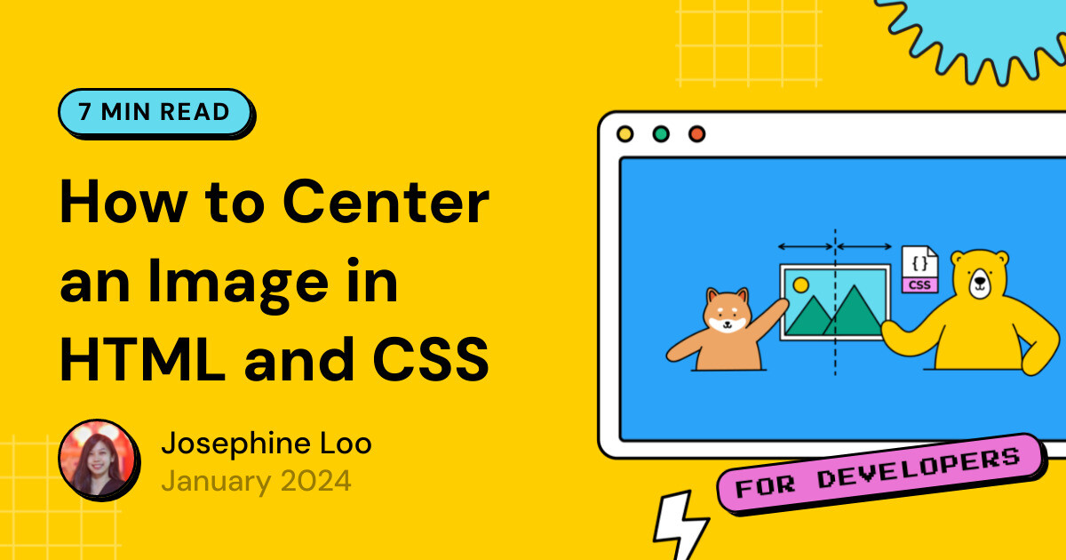 How to Center an Image in HTML and CSS - Bannerbear