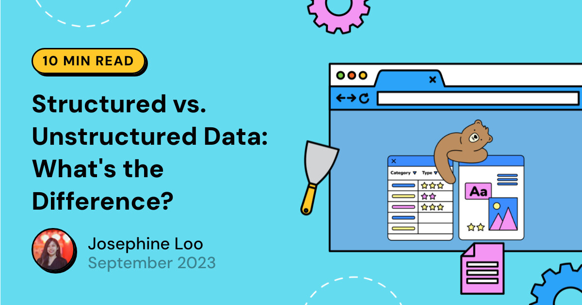 Structured Vs Unstructured Data Whats The Difference 3396