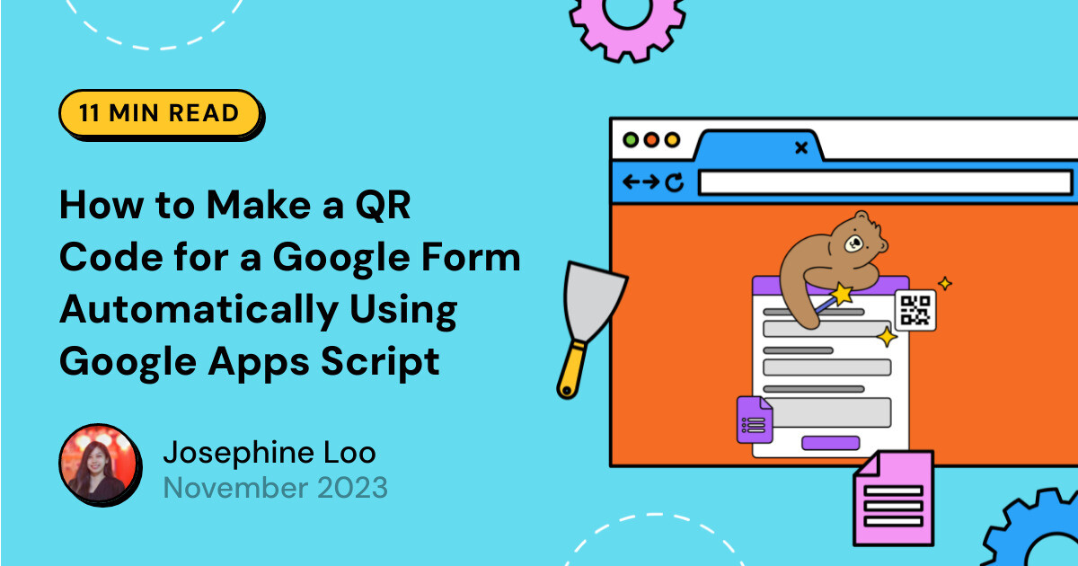 How to Make a QR Code for a Google Form Automatically Using Google Apps ...