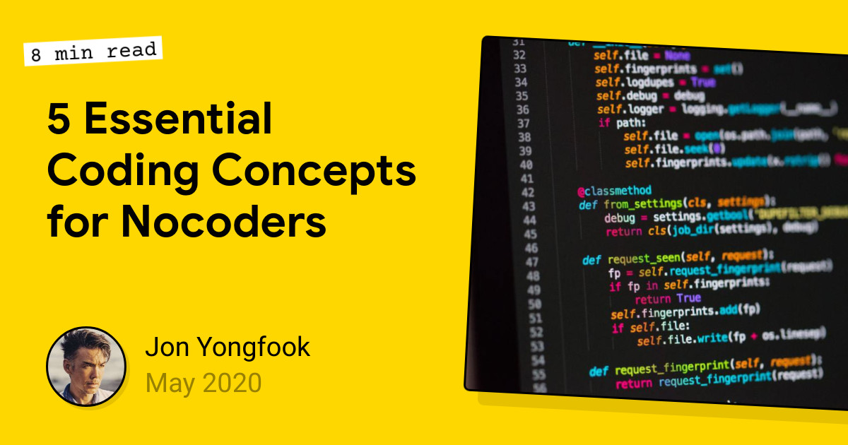 5 Essential Coding Concepts for Nocoders - Bannerbear Tutorial