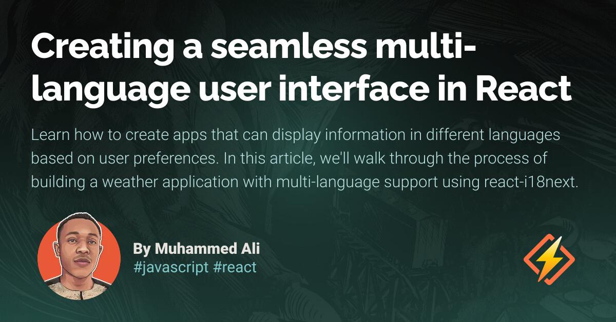 Creating a seamless multi-language user interface in React ...
