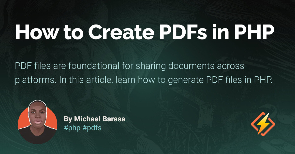 How to Create PDFs in PHP - Honeybadger Developer Blog