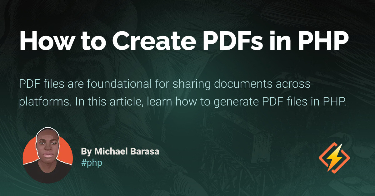 How to Create PDFs in PHP - Honeybadger Developer Blog