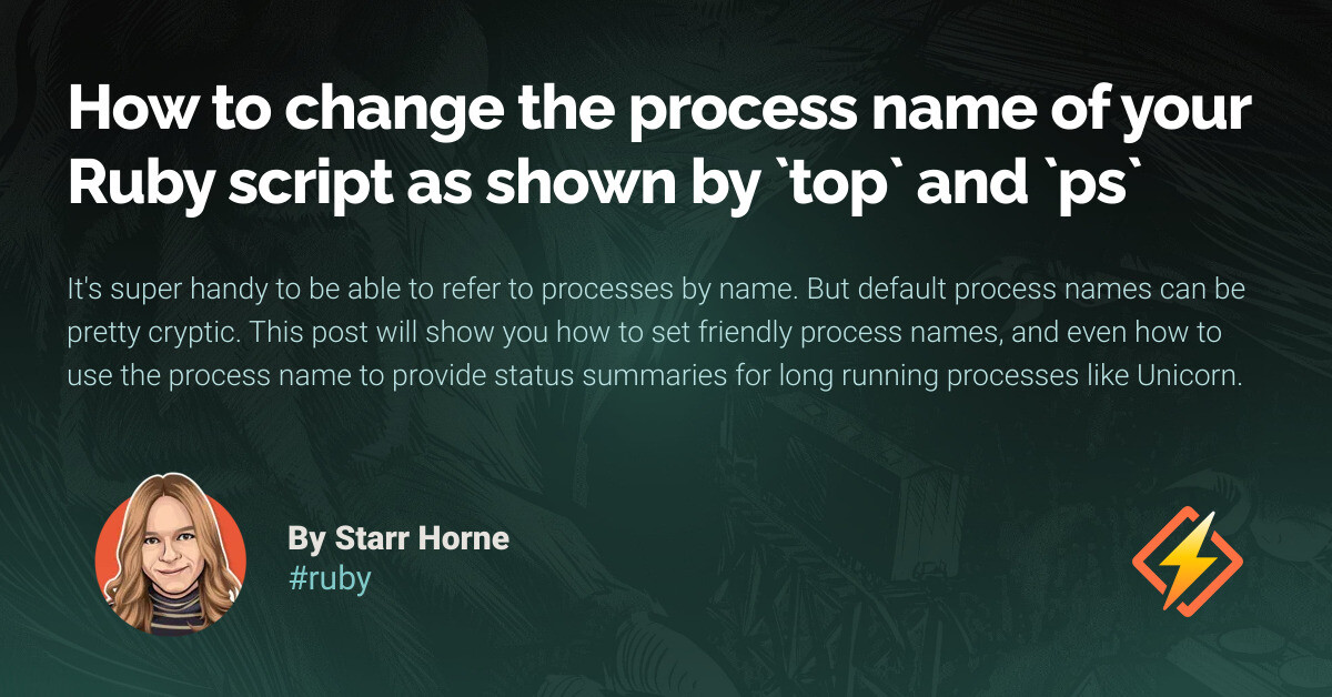 How to change the process name of your Ruby script as shown by `top ...