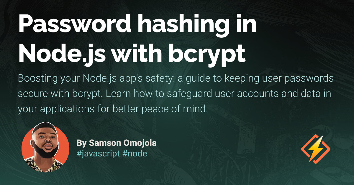 Password hashing in Node.js with bcrypt - Honeybadger Developer Blog