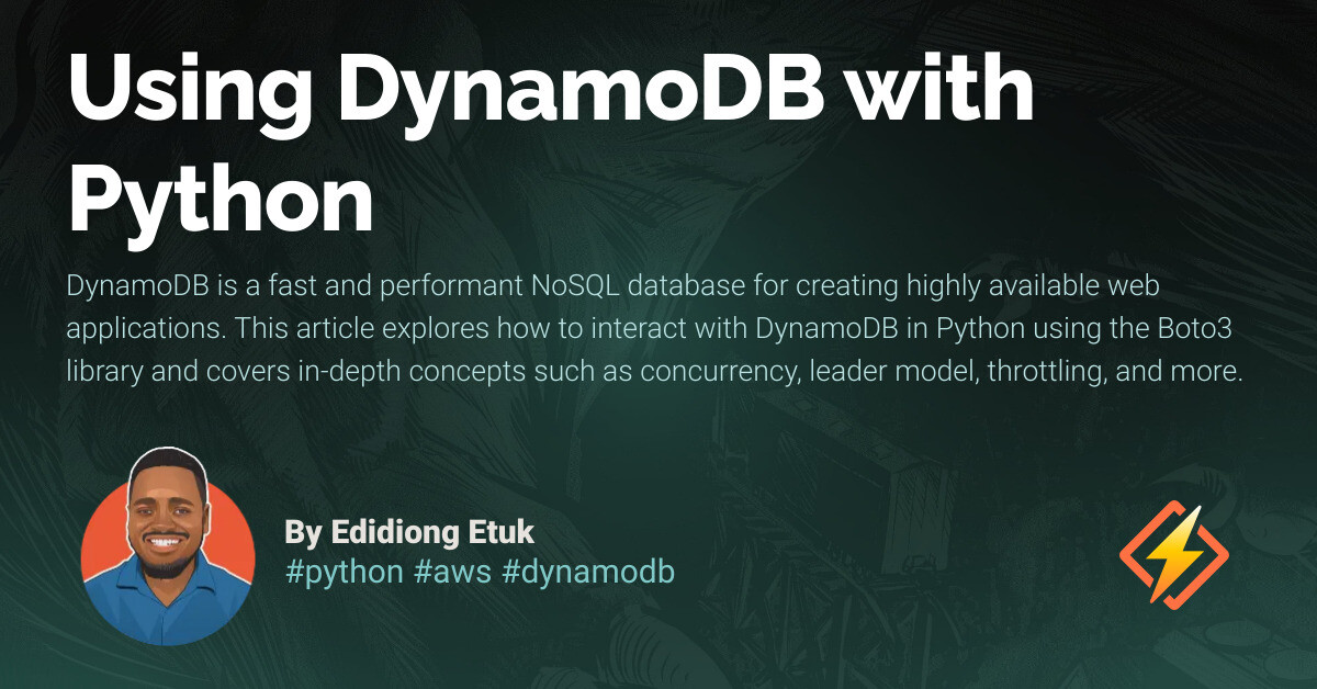 Using DynamoDB with Python - Honeybadger Developer Blog