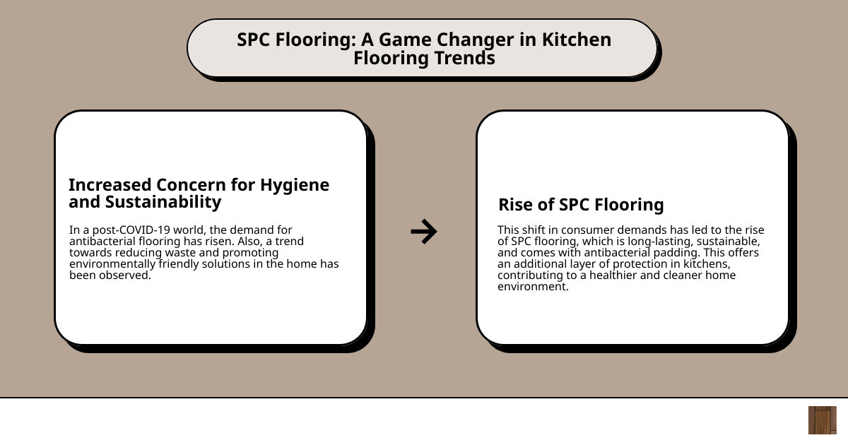 SPC flooring with antibacterial padding infographic cause_effect_text