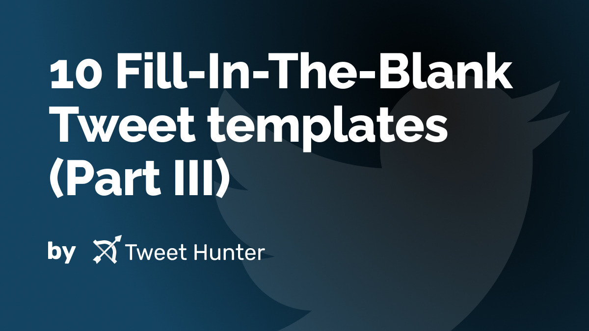 blank twitter profile template