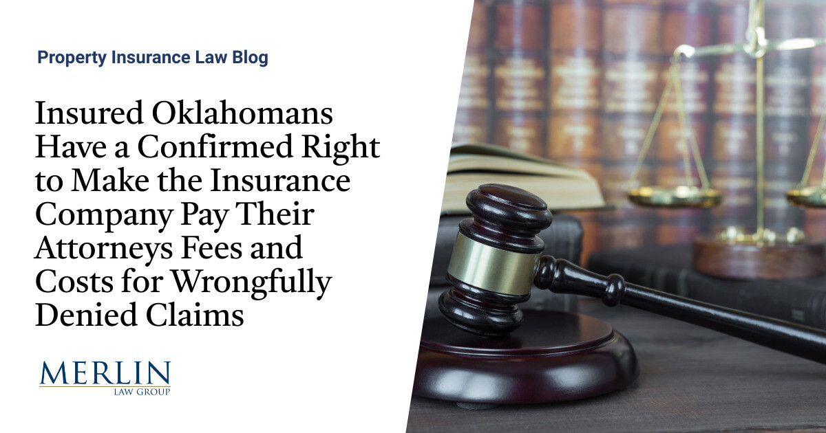 Insured Oklahomans Have a Confirmed Right to Make the Insurance Company