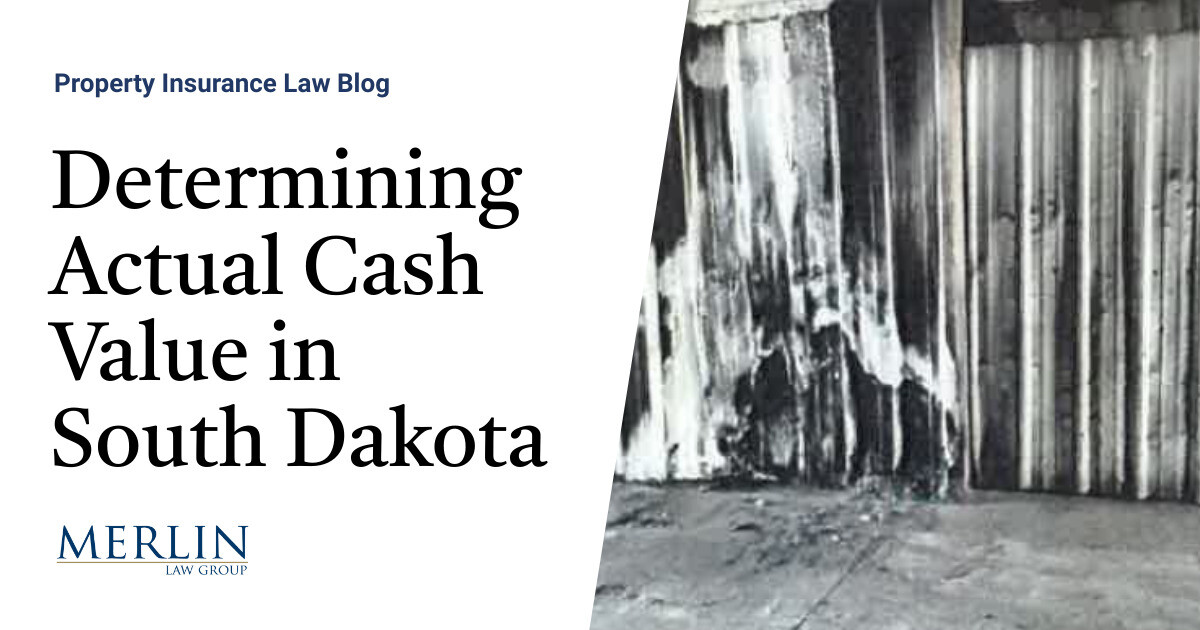 Determining Actual Cash Value in South Dakota Property Insurance