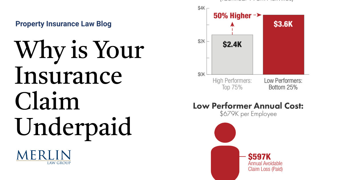 Why is Your Insurance Claim Underpaid? Many Insurance Companies Reward