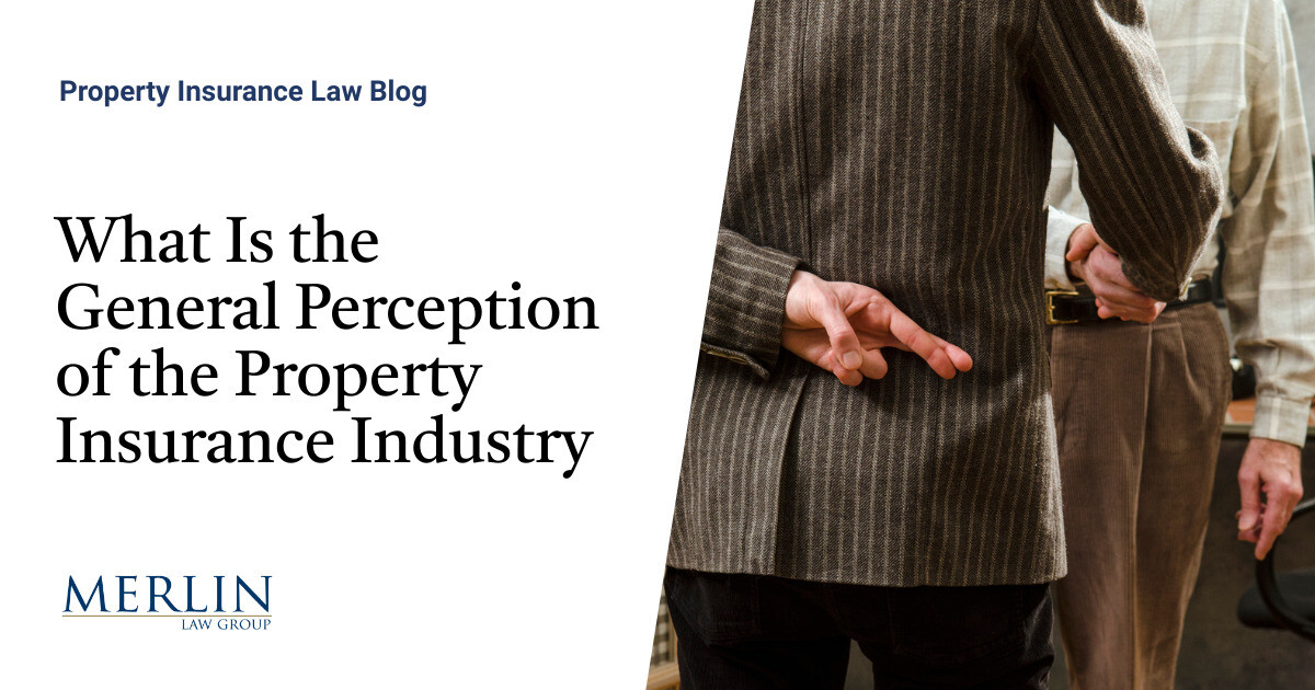 What Is the Normal Notion of the Property Insurance coverage Business?