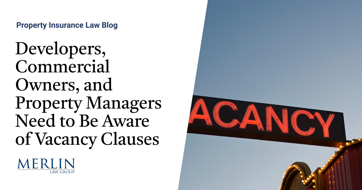 Developers, Commercial Owners, and Property Managers Need to Be Aware