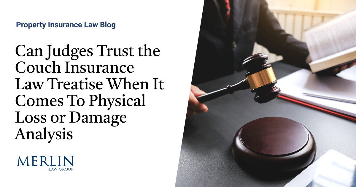 Can Judges Trust the Couch Insurance Law Treatise When It Comes To