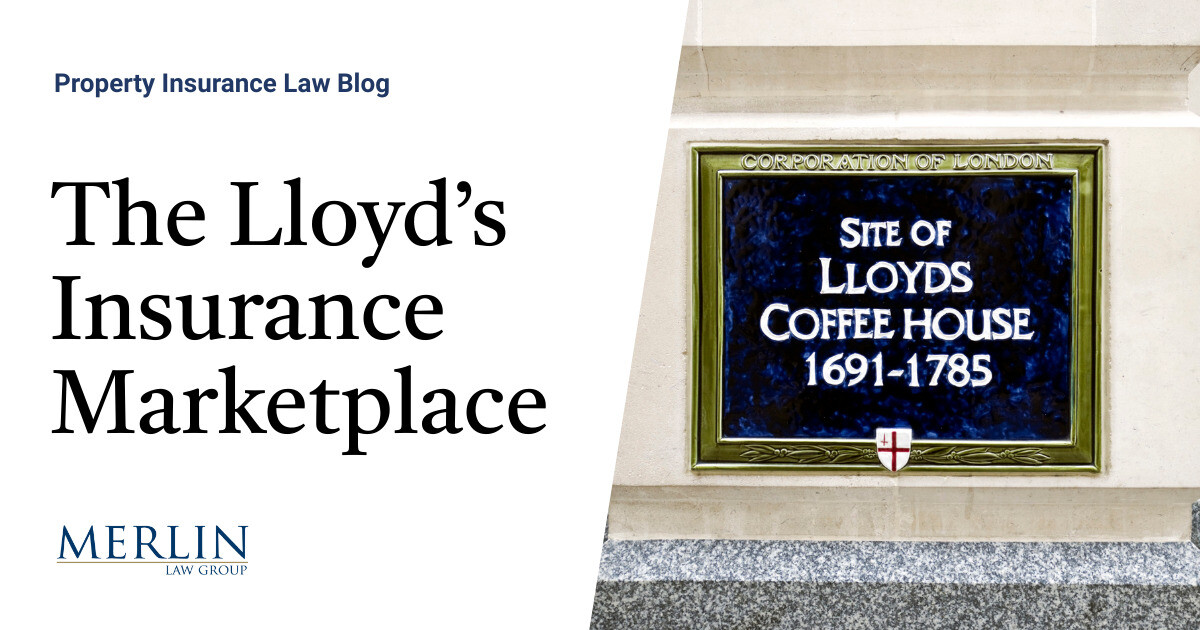 The Lloyd S Insurance Marketplace