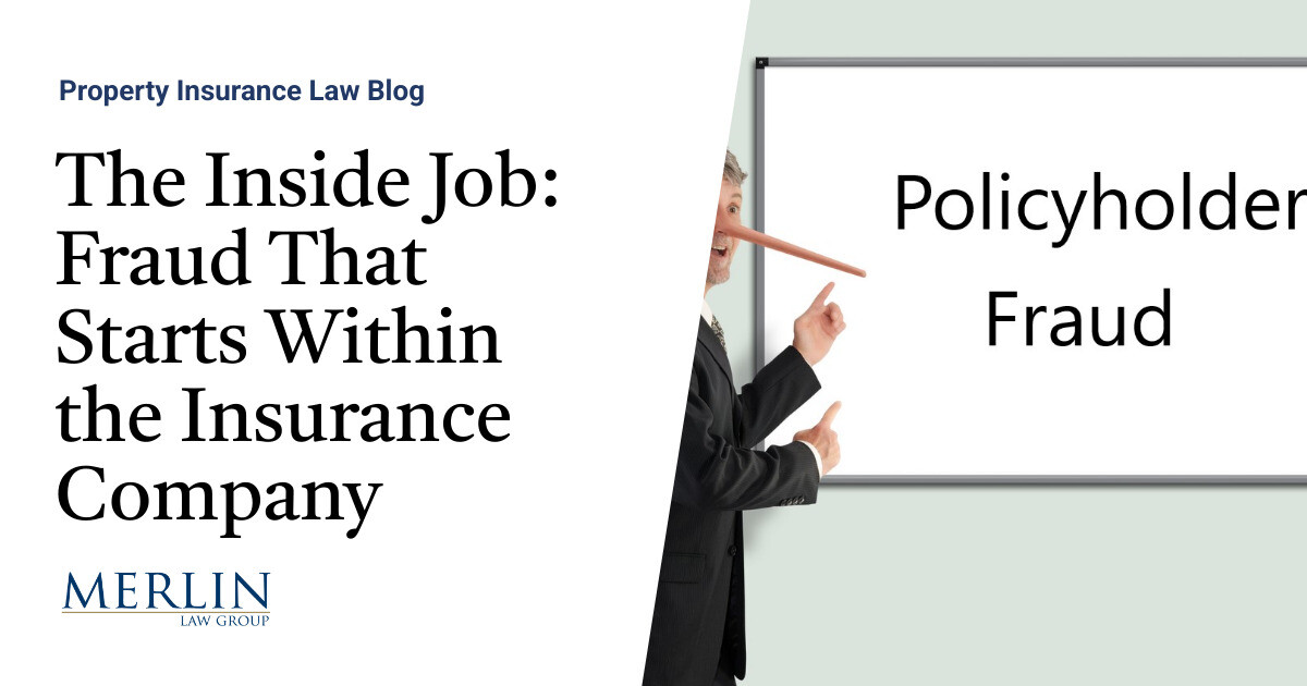 Inside Insurance coverage Fraud | Property Insurance coverage Protection Regulation Weblog